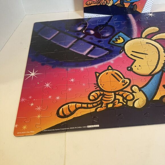 Dog Man 100 Piece Puzzle University Games 14” X 19” 33852 Jigsaw Complete - Picture 3 of 5